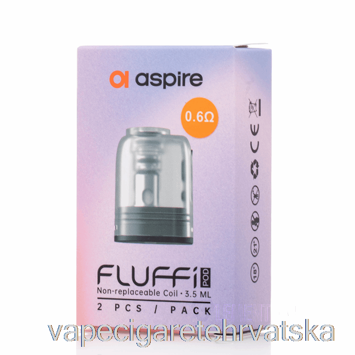 Vape Cigarete Aspire Fluffi Zamjenske Kapsule 0.6ohm Fluffi Kapsule